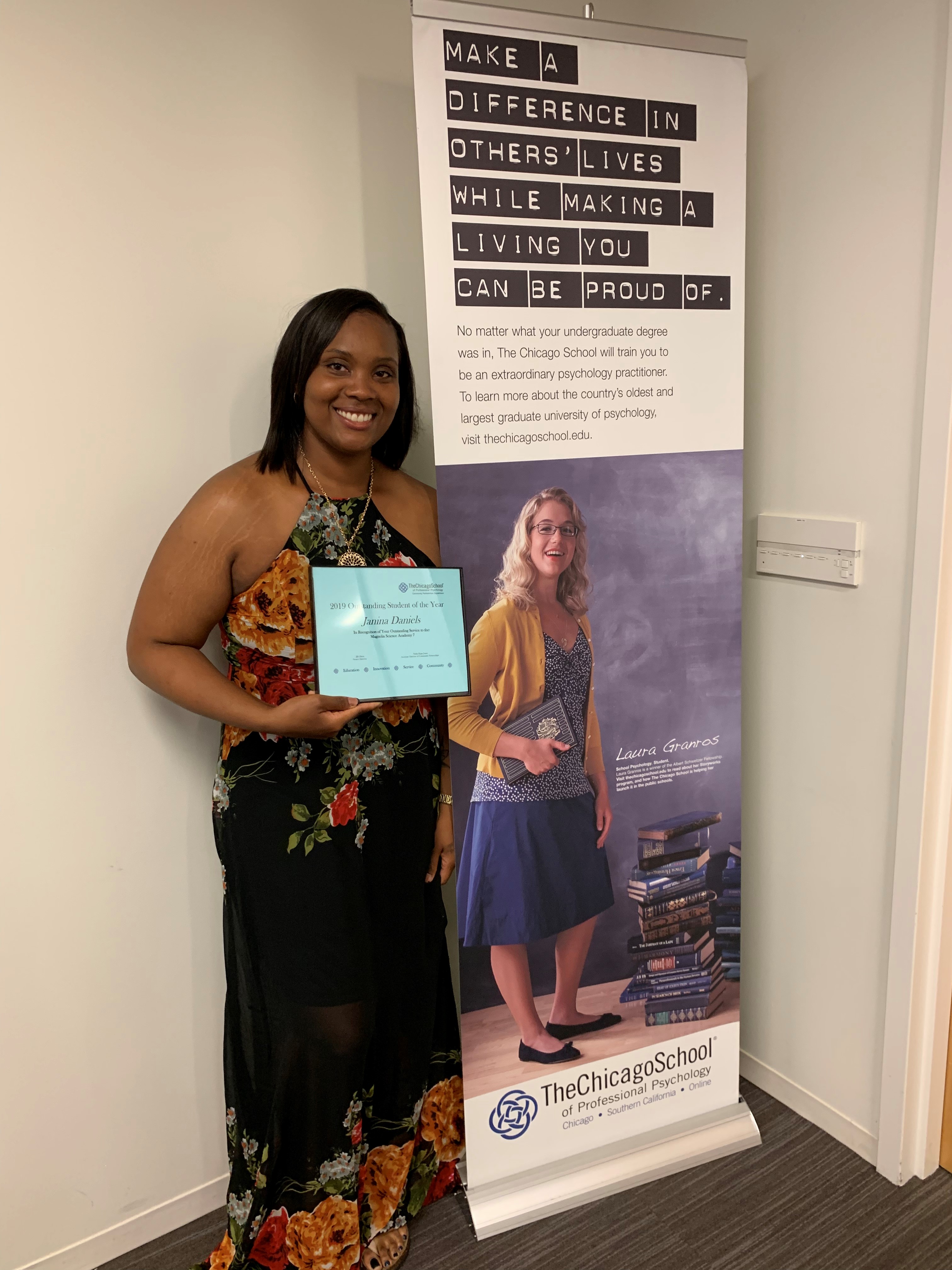  - Outstanding L.A. Student 2019, Janina Daniels serving with Magnolia Sciene Academy 7